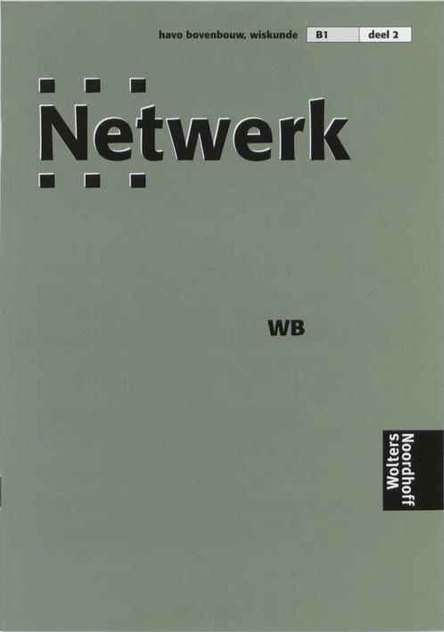 Netwerk Havo bovenbouw Wiskunde B1 2 Werkboek 9789001832148, Livres, Livres scolaires, Envoi