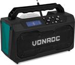 Tweedekans | VONROC Accu bouwradio 20V - FM, bluetooth & USB, Ophalen of Verzenden, Nieuw