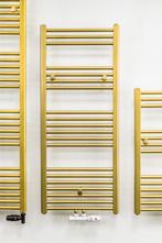 120x40 cm - 553 Watt - Oppio Handdoekradiator - Goud (RAL, Doe-het-zelf en Bouw, Verwarming en Radiatoren, Ophalen of Verzenden