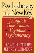 Psychotherapy In A New Key 9780465067473 Hans H. Strupp, Verzenden, Hans H. Strupp