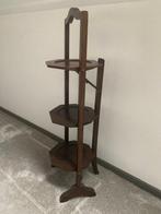Étagère - cakestand, Engelse plooibare bijzettafel - Hout, Antiek en Kunst