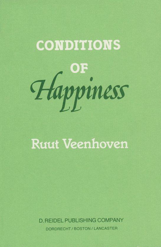 Conditions of Happiness - Ruut Veenhoven - 9789027717924 - H, Livres, Psychologie, Envoi