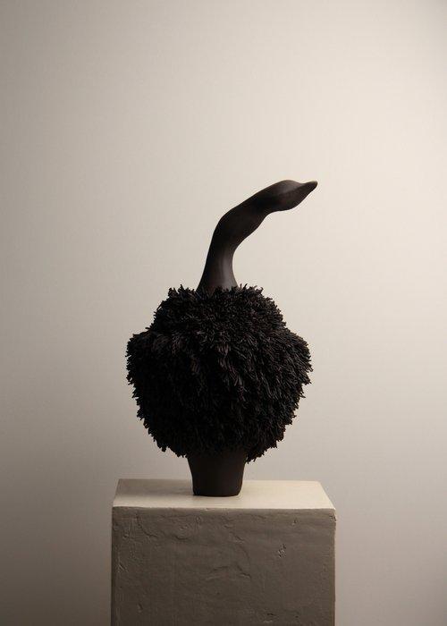 LEA STUDIOS - Valentina Cojocaru - Sculpture, Piuma Nera -, Antiek en Kunst, Kunst | Designobjecten