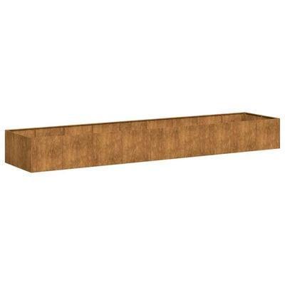 Grote Plantenbak Roest Effect|-46% | OP=OP, Tuin en Terras, Bloembakken en Plantenbakken, 30 tot 60 cm, 100 cm of meer, Rechthoekig