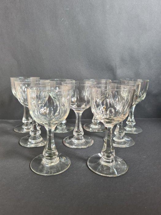 Drinkservies - Kristal - Val Saint Lambert Olivier, Antiek en Kunst, Antiek | Glaswerk en Kristal