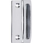 Intersteel Sluitplaat + kom Ferraro 70x30 chroom, Doe-het-zelf en Bouw, Deuren en Vliegenramen, Ophalen of Verzenden, Nieuw