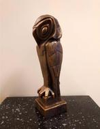 Naar C. Coenrad - Sculpture, Art Deco Uil - 25 cm - Fer
