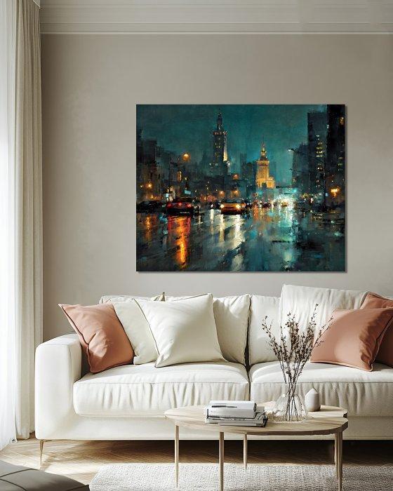 Wysocky John - Night City II - XL, Antiek en Kunst, Kunst | Designobjecten