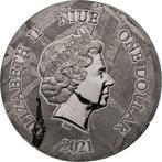 Niue. 1 Dollar 2021 1 oz Niue $1 Meteorite Seymchan Coin