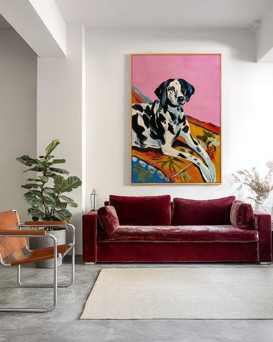 E. García - EL GRAN AMIGO XL (NO RESERVE), Antiek en Kunst, Kunst | Schilderijen | Modern