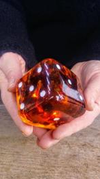Baltisch Amber Dobbelstenen - Barnsteen - 5 cm - 5 cm, Verzamelen