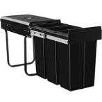 tectake Inbouw prullenbak Ashlyn, 3-voudige scheiding, 30L,, Huis en Inrichting, Verzenden, Nieuw