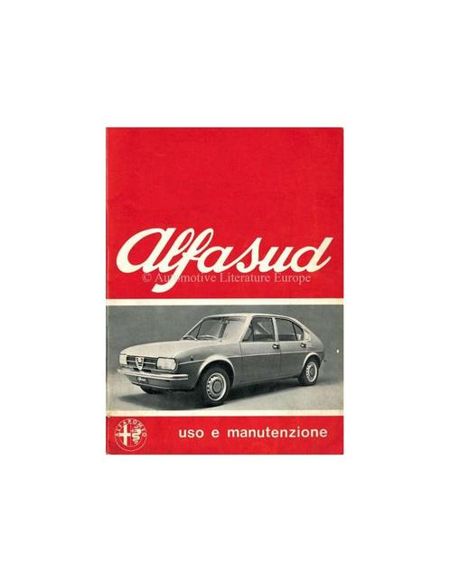 1973 ALFA ROMEO ALFASUD INSTRUCTIEBOEKJE ITALIAANS, Auto diversen, Handleidingen en Instructieboekjes