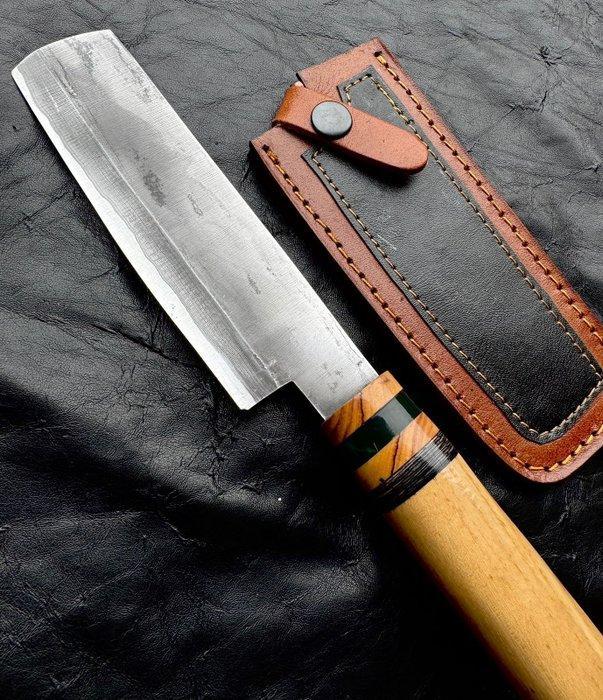Keukenmes - Bunko - yanagiba - keukenmes - Damascus 10/95, Antiek en Kunst, Antiek | Keukengerei