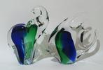 sculptuur, Elefante e pesce - 22 cm - Muranoglas, Sommerso -, Antiek en Kunst
