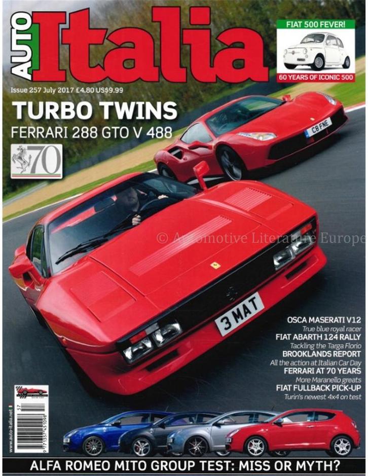 2017 AUTO ITALIA MAGAZINE 257 ENGELS, Livres, Autos | Brochures & Magazines