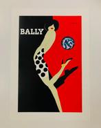 Bernard Villemot - Bally Femme Au Ballon (linen backed on, Antiek en Kunst