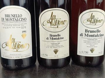1976 , 1980 & 1991 Altesino - Brunello di Montalcino - 3, Nieuw