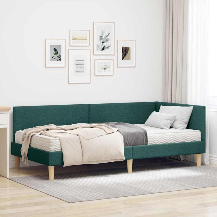 vidaXL Hoekbedframe met Matras Anders met hoofdeinde 2 pcs, Huis en Inrichting, Slaapkamer | Bedden, Nieuw, Verzenden