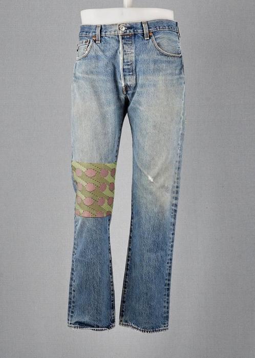 Upcycled Jeans by URC + BYBORRE, Kleding | Dames, Spijkerbroeken en Jeans, Ophalen of Verzenden