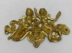 Decoratief ornament - Frankrijk - Bronzen plaquette met, Antiek en Kunst