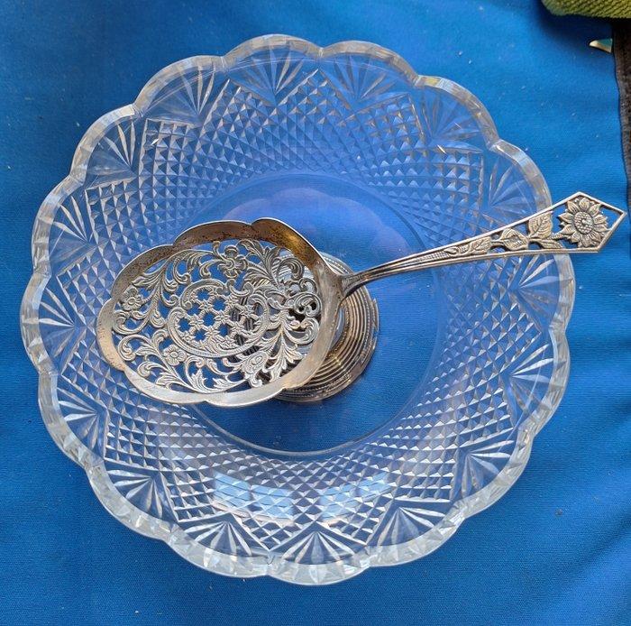 Zilverfabriek Schoonhoven - Gebr Niekerk - Lepel (2) - Glas,, Antiek en Kunst, Antiek | Zilver en Goud