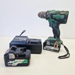 Hikoki DS18DBS Boor/schroefmachine Incl. 2 Accus | Gebruikt, Doe-het-zelf en Bouw, Gereedschap | Boormachines, Ophalen of Verzenden