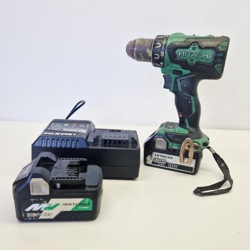 Hikoki DS18DBS Boor/schroefmachine Incl. 2 Accus | Gebruikt, Doe-het-zelf en Bouw, Gereedschap | Boormachines, Nieuw, Ophalen of Verzenden