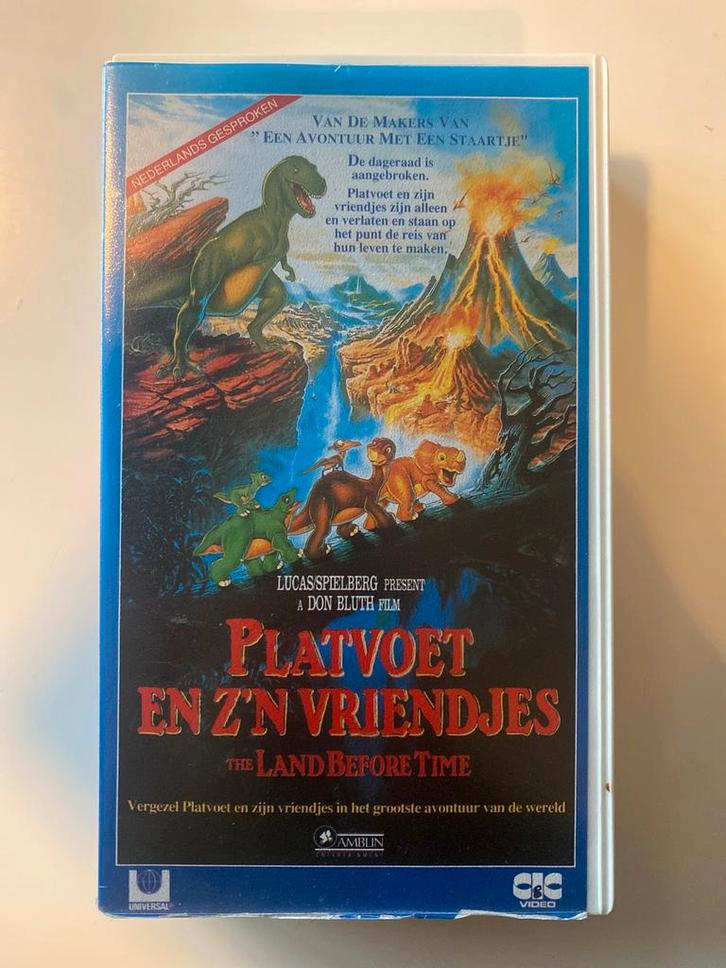 PLATVOET EN ZN VRIENDJES THE LAND BEFORE TIME (VHS), Cd's en Dvd's, VHS | Film, Gebruikt