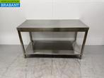 Table de travail en acier inoxydable avec étagère 150 x 70 x, Articles professionnels, Horeca | Autre, Verzenden