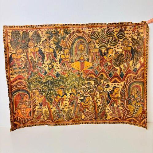 Kamasan Schildering 84 cm - Bali - Indonesië  (Zonder, Antiek en Kunst, Kunst | Niet-Westerse kunst