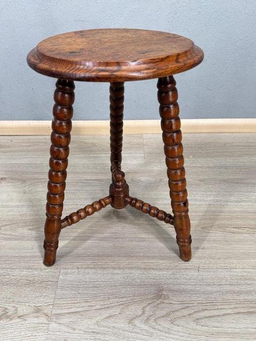 Bijzettafel - Hout - piëdestal plantentafel, Antiek en Kunst, Antiek | Overige Antiek