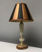 Lampe de table - Laiton, Onyx, Antiek en Kunst