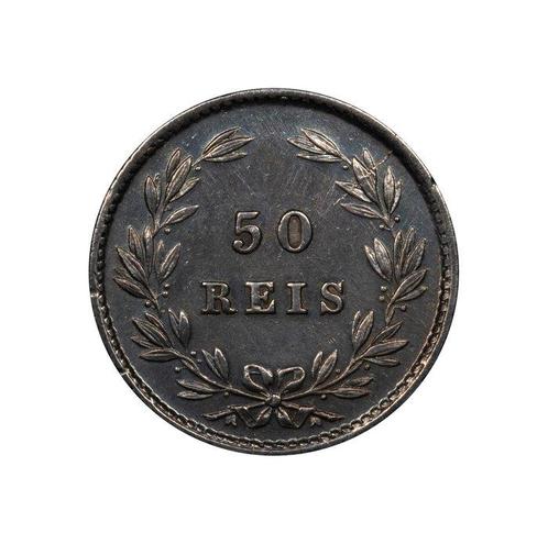 Portugal. D. Luis I (1861-1889). 50 Reis 1875 - RARA (Zonder, Postzegels en Munten, Munten | Europa | Niet-Euromunten