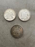 Frankrijk. 50 Francs 1975 Hercule (lot de 3 monnaies en