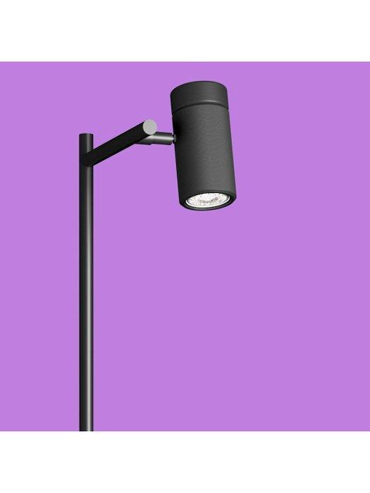 Herstal - Staande lamp - Holder vloerlamp - zwart - Staal, Antiquités & Art, Antiquités | Éclairage