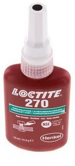 Loctite 270 Groen 50 ml Schroefdraad borger, Nieuw, Verzenden