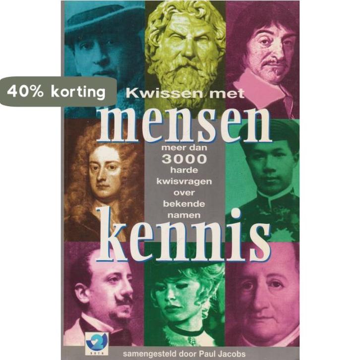 KWISSEN MET MENSENKENNIS 9789040800184 Jacobs, Boeken, Hobby en Vrije tijd, Gelezen, Verzenden