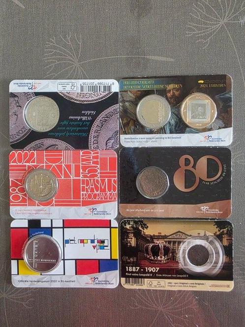 Nederland. Coin Card 2021/2025 (6 stuks)  (Zonder, Postzegels en Munten, Munten | Europa | Euromunten