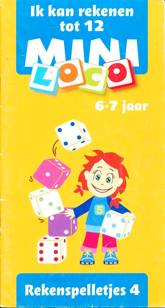 Mini Loco Rekenspelletjes 4, Ik leer rekenen tot 12  (5-6 ja, Boeken, Schoolboeken, Verzenden
