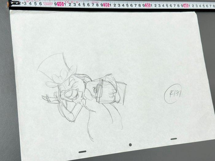 Walt Disney - Oorspronkelijke animatie tekening van Rabbit, Verzamelen, Disney