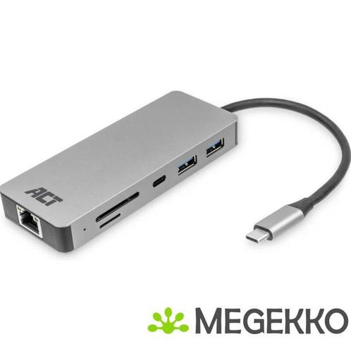 ACT USB-C 4K docking station voor 1 HDMI monitor, Informatique & Logiciels, Supports d'ordinateur portable, Envoi