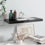 vidaXL Wandschap zwevend 60x23,5x3,8 cm MDF hoogglans zwart, Verzenden, Nieuw