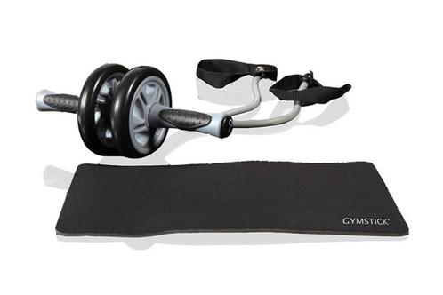 Trimwiel, mat en weerstandskabels met instructievideos, Sport en Fitness, Overige Sport en Fitness, Nieuw, Verzenden