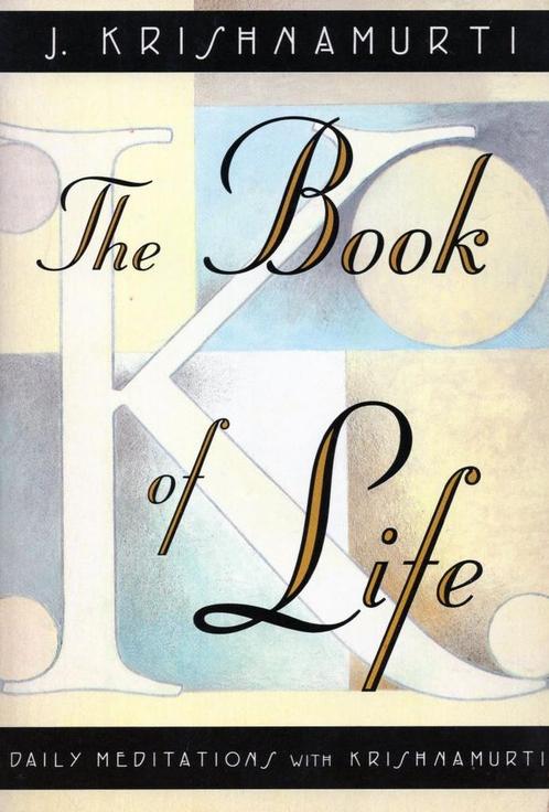 The Book of Life - Jiddu Krishnamurti - 9780060648794 - Pape, Boeken, Esoterie en Spiritualiteit, Verzenden