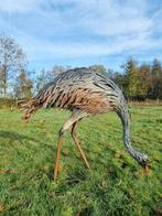 Figuur - Levensechte struisvogel - IJzer (gegoten/gesmeed), Antiek en Kunst, Curiosa en Brocante