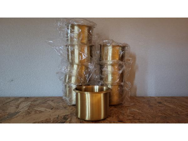 Veiling - 8x Glas of bekerhouder voor inbouw klein, Watersport en Boten, Accessoires en Onderhoud, Nieuw