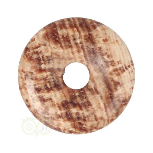 Aragoniet Donut Nr 5 - Ø 4  cm, Handtassen en Accessoires, Edelstenen, Nieuw, Verzenden