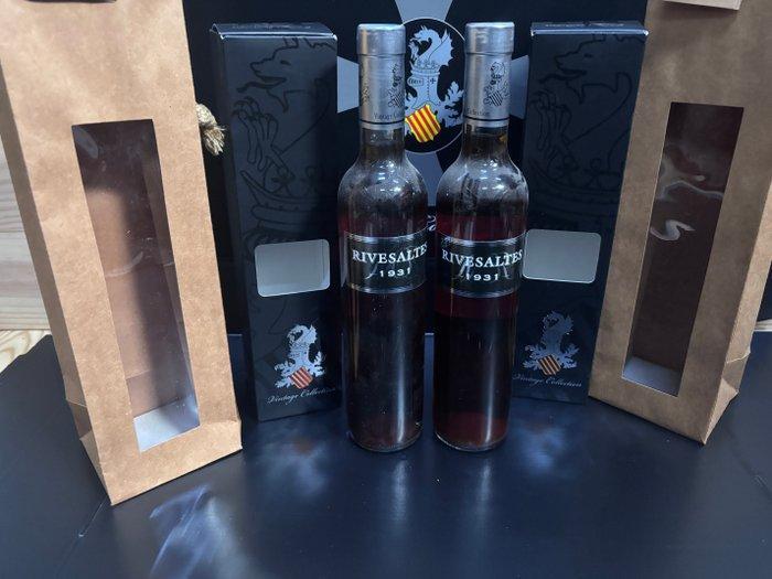 1931 Rivesaltes - Roussillon natural sweet wine - 2 Jennies, Verzamelen, Wijnen