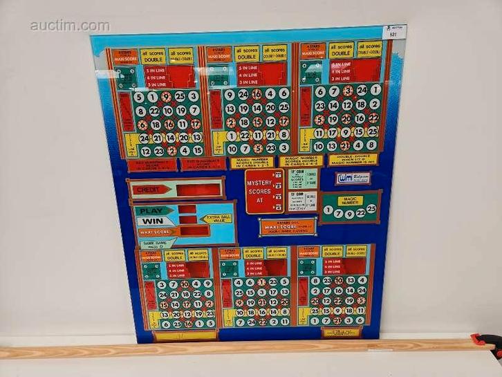 Frontplaat bingo/gokautomaat Wimi, Diversen, Overige Diversen, Ophalen